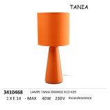 LAMPE CERAMIQUE TANIA ORANGE