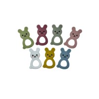 Lot de 7 anneaux de dentition pour bébé silicone