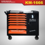 SERVANTE KRAFTMULLER + OUTILS 7/7 ORANGE ET NOIR.KM-1666