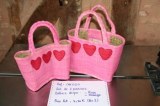 Lot de panier enfants motif coeur