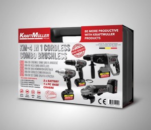 KM 4 IN CORDLESS/ COMBO BRUSHLEES