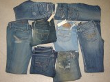 VENDS LOT DE 60 JEANS FEMME