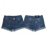 Short jean fille 8/14 ans