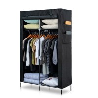 Herzberg HG-8012: Armoire de Rangement Noire