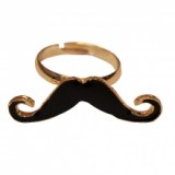 Bague moustache ajustable