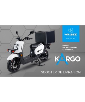 Scooter électrique KARGO, pour les professionnels (livraison, dépannage, artisans, prof...)