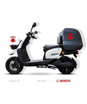 Scooter électrique, pour les professionnels (livraison, dépannage, artisans, prof de santé à domi...)