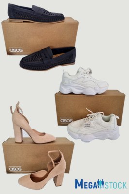 ASOS chaussures pour hommes et femmes, destockage per kg