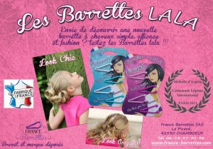 LOT DE BARRETTES A CHEVEUX/NOUVEAUTE BREVETE