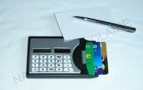 Calculatrice Solaire porte cartes - Stylo