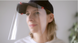 Visière d'hygiène clipsable avec casquette