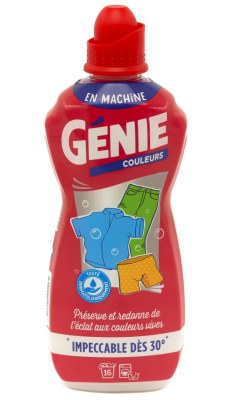 Genie lessive liquide 1L/16sc couleur