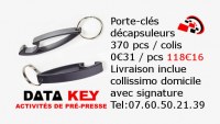 Lot de 12 Porte-clés (Soit 1,88€ unité) : Petits Ratons-Laveurs colorés -  Grossiste de France Distribution