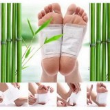 DETOX FOOT PADS : Lot de 10 Patchs Détox plantaire pour Éliminer les Toxines par les...