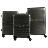 DHVROME GRIS FONCÉ : Set de 3 Valises Rigides Daniel Hechter Rome