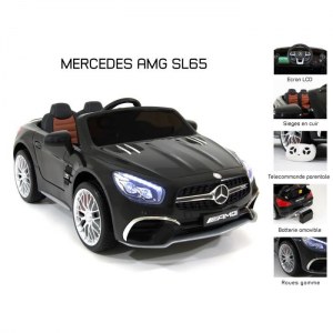 Mercedes Benz S63 voiture électrique pour enfants rose + télécommande