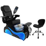 Fauteuil Spa Pédispa Ricci Massant Noir Diamond