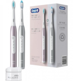 Oral-B Brosse à dent électrique Pulsonic Slim Luxe 4900 Platine/Rose d'orée incluant 2...