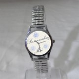 Montre femme bracelet extensible personnalisable