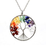 SHOP-STORY - HARMONY NECKLACE : Collier Arbre de Vie - 7 Chakras