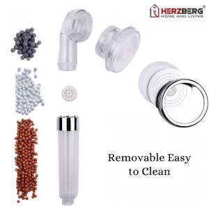 Herzberg HG-5032 Mineralized Shower Head – 3-Mode Luxury Spa Experience wholesale