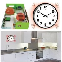 HORLOGE AVEC DETECTECTEUR DE FUMEE NORME CE 600PIECES DSIPONIBLES