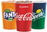 Boissons coca cola, fanta, sprite, caprisun, ice tea