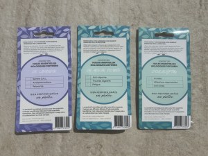 Pendentifs odorants pour voiture infusées aux huiles essentielles