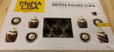 Coque petit four chocolat marbré