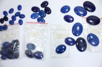 Lot Cabochons pierres véritables ronds et ovales