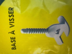 Bases à visser 1mm