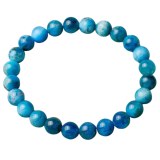 Bracelet en Apatite Bleue Naturelle pour Favoriser le Calme et l'Apaisement