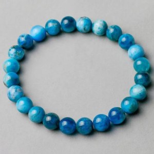 Bracelet en Apatite Bleue Naturelle pour Favoriser le Calme et l'Apaisement