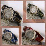 Lot de 12 Montres Cuir