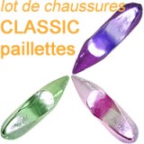 Lot chaussures pailletés