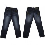 Lot Jeans "Couture croisée" 8/14 ans