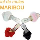 Vend lots de mules satin