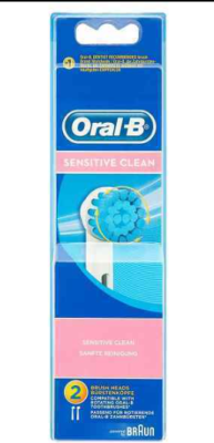 Oral-B Pack de 2 brossettes de remplacement Sensitive Clean EB17-2