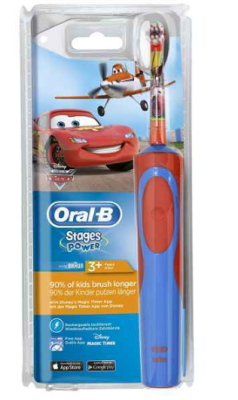 Oral-B Brosse à dents électrique Stages Power Cars-Planes CLS D12.513K