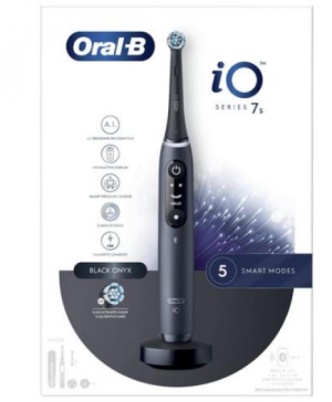 Oral-B iO 7S Brosse à dent électrique oscillante pour adultes - Noir