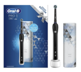 Oral-B Brosse à dent électrique Pro 750 Cross Action, Noir +Étui de voyage