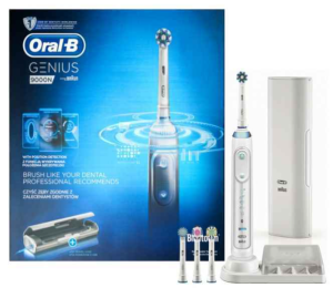 Oral-B Brosse à dents électrique Genius 9000N Argentée