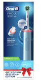 Oral-B Brosse à dents électrique rotative oscillante Pro 3 Cross Action Bleu 80332162