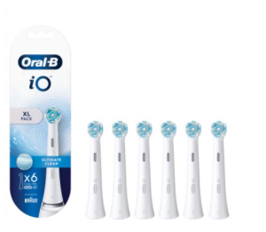 Oral-B iO Ultimate Cleaning - Pack de 6 têtes de brosse, blanc 418108