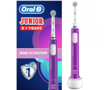 Oral-B Brosse à dent électrique Junior pour enfant de 6 ans ou plus en violet