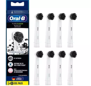 Oral-B Pack de 8 têtes de brosse à charbon actif PureClean 410843