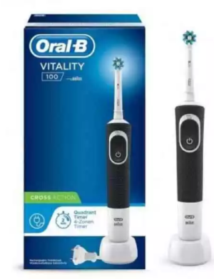 Oral-B Brosse à dents électrique Vitality 100 Cross Action D100.413.1 noir