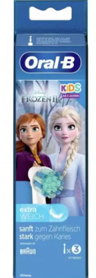 Oral-B Pack de 3 Têtes de brosse à dent Kids La Reine des Neiges II EB10S-3 Frozen