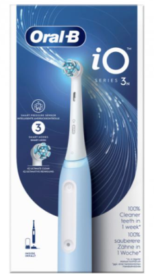 Oral-B Brosse à dent électrique iO Serie 3n, couleur bleu glacial 730850