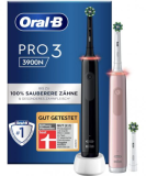 Oral-B Brosse à dent électrique Pro 3 3900N Pack de duo Edition Noir-Rose 760277